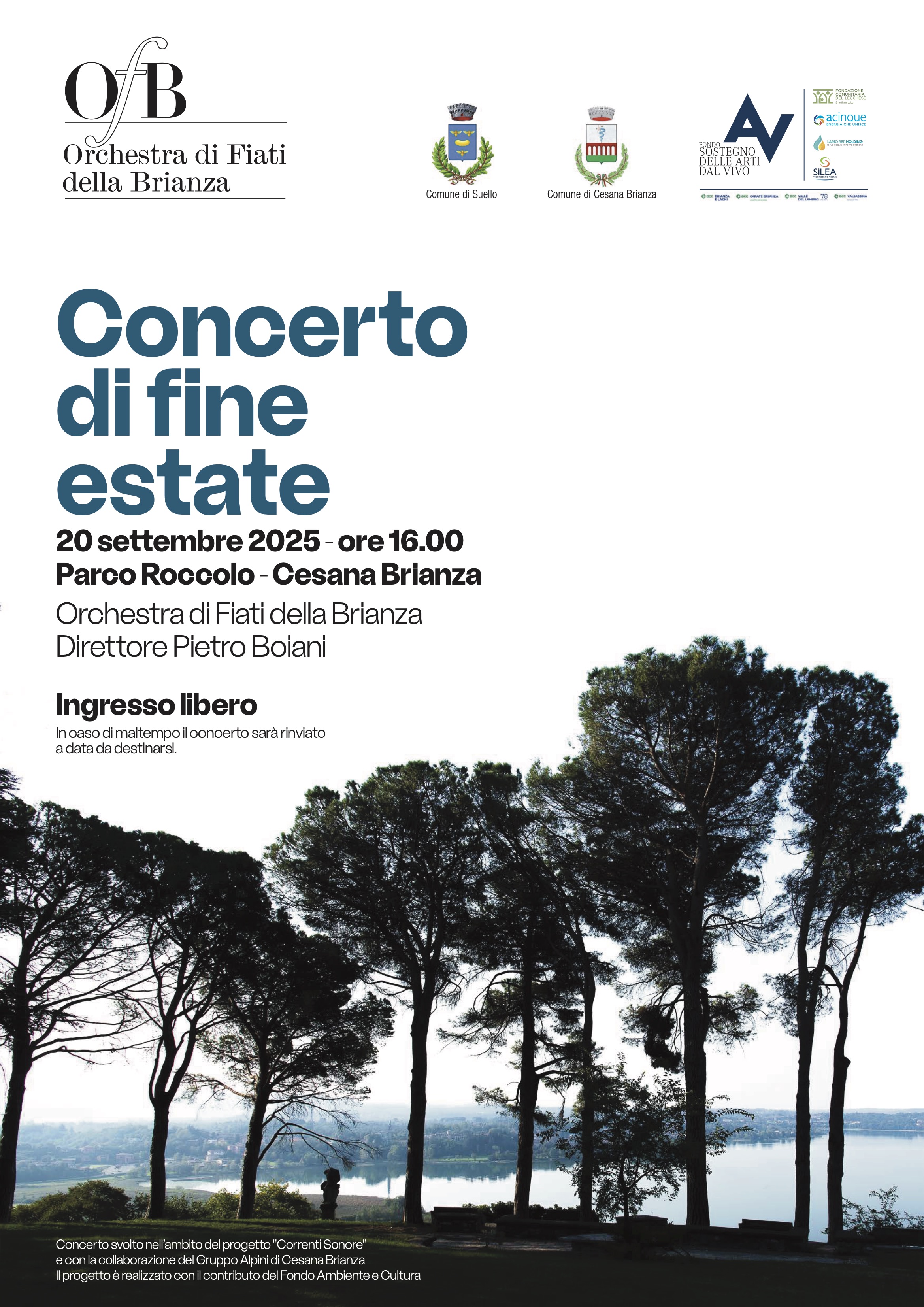 Locandina del concerto
