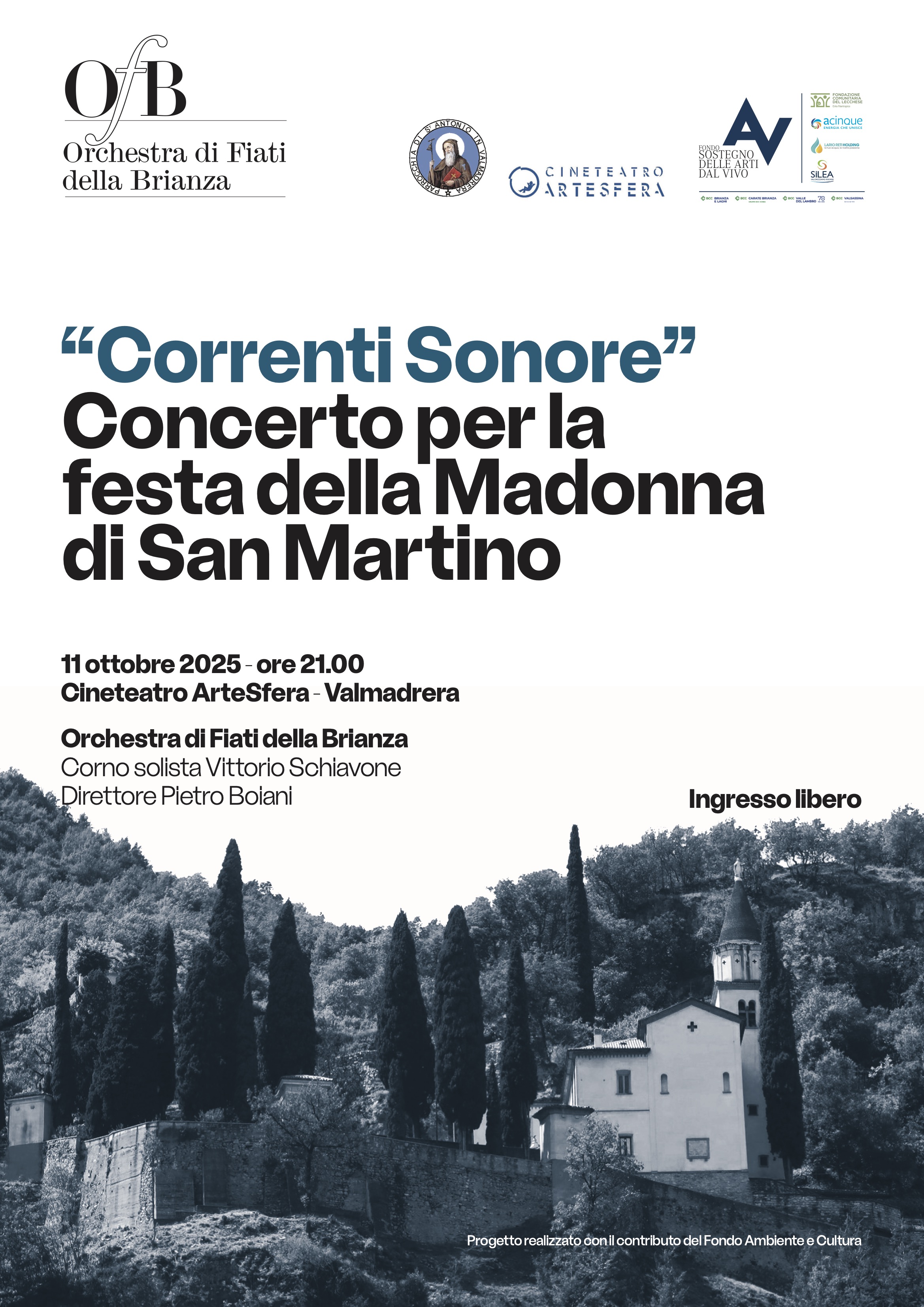 Locandina del concerto
