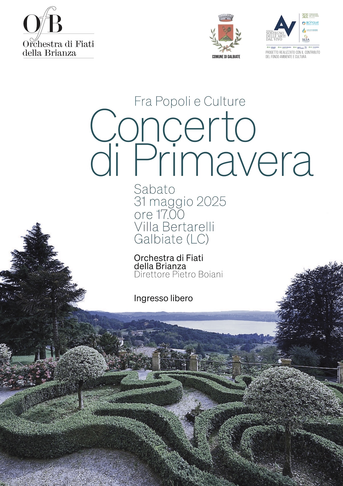 Locandina del concerto